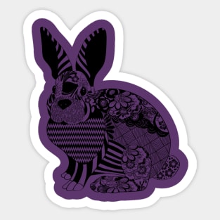 Trippy bunny Sticker